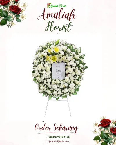 Krans Bunga Duka Cita di Biring Romang