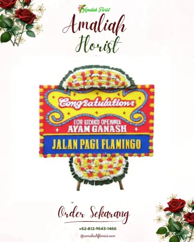 Bunga Papan Congratulation di Biring Romang